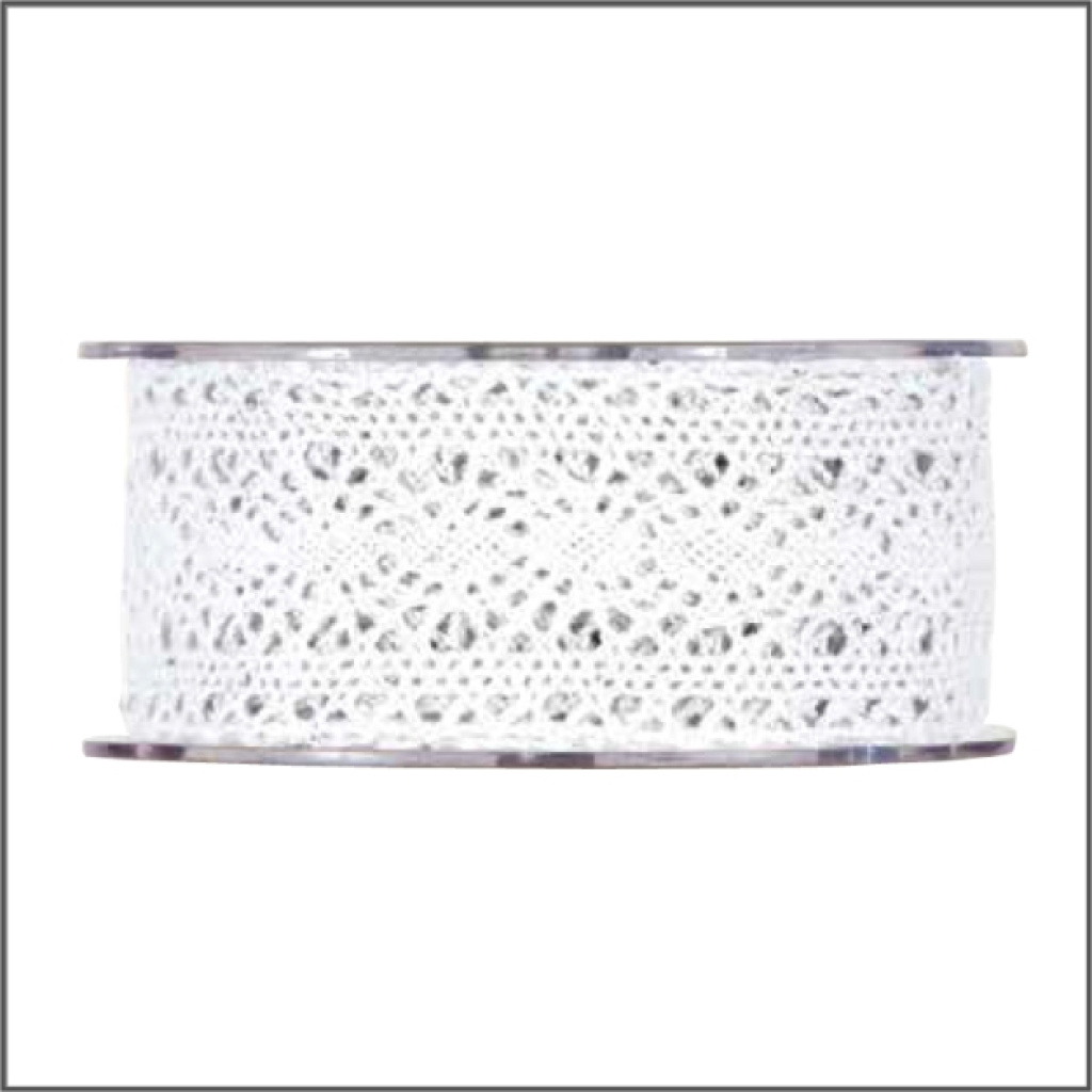 Kant – wit – 40mm x 10m