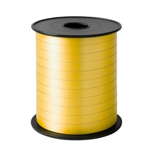 Krullint – budget – geel – 10mm x 250m
