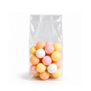 Uitdeelzakjes - 80 x 40 x 240mm | Blokbodemzakjes transparant | Plastic Zakjes | Cellofaanzakjes