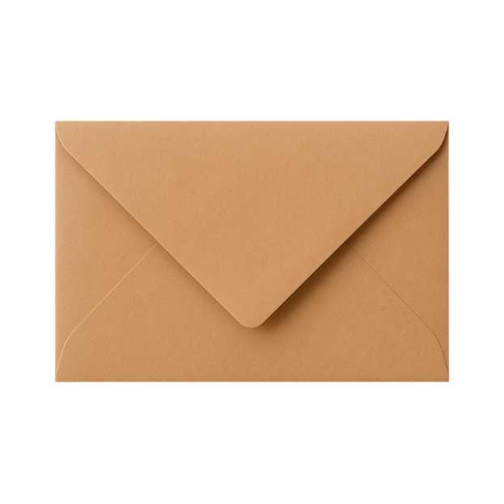 Enveloppen – bruin kraft – 11.4×16.2 cm – 10 stuks