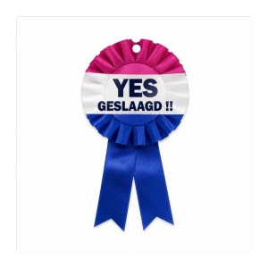 Cadeaukaartje – Geslaagd - Vaandel