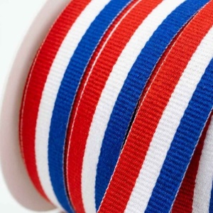 Medaillelint Nederlandse vlag geweven – 15 mm x 25 meter