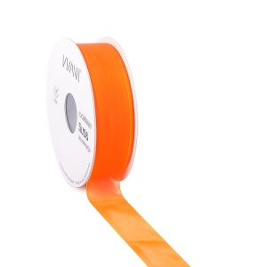 Organza Lint – oranje – 25mm x 50 meter