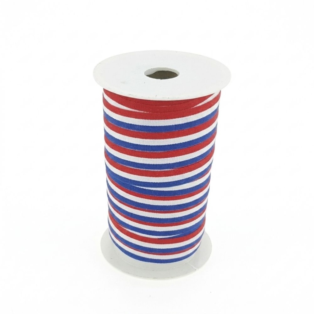 Medaillelint Nederlandse vlag geweven – 15 mm x 25 meter