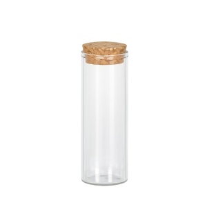 Reageerbuisje met kurk – 10 x 3 cm