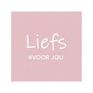 Wenskaart – “Liefs” – Inclusief Envelop