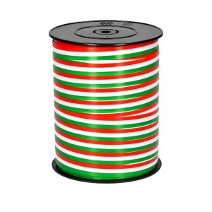 Krullint Italiaanse vlag – 10mm x 250 meter