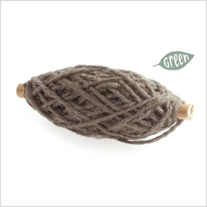 Vlaskoord – bruin – 3,5mm x 25m