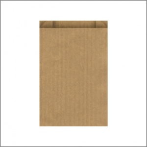 Vlak zakje kraft – bruin 10 x 16 cm – 1000 stuks