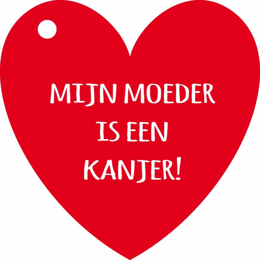 Cadeaukaartje – Moederdag hart