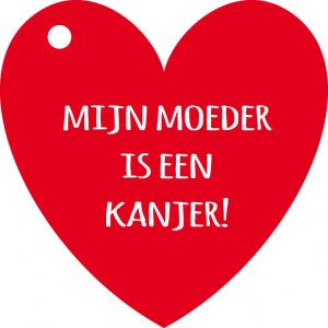 Cadeaukaartje – Moederdag hart