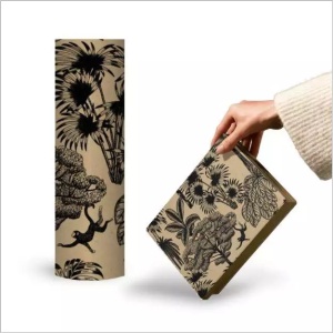 Papierrol – Graspapier – Tropical print – 50cm x 100m