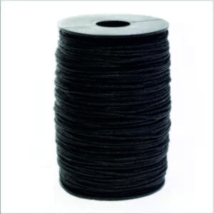 Cotton wax – 200 meter – zwart
