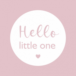 Wenskaart “Hello Little one” – 150 x 150 mm – Inclusief Envelop