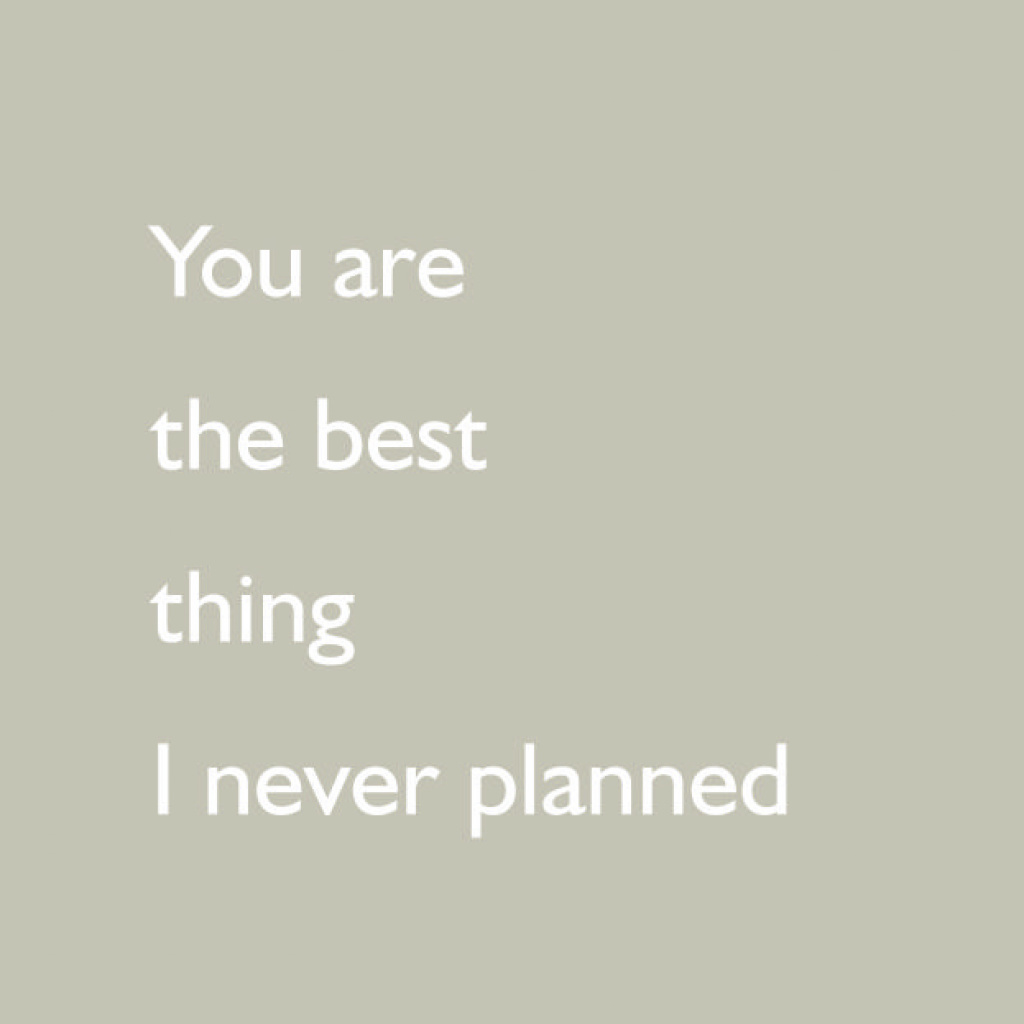Wenskaart “Best Thing” – 150 x 150 mm – Inclusief Envelop