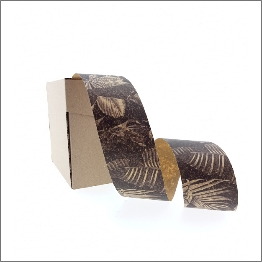papierband – black leaves