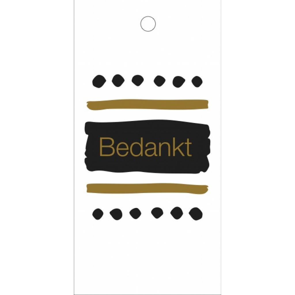 Cadeaukaartje – Bedankt