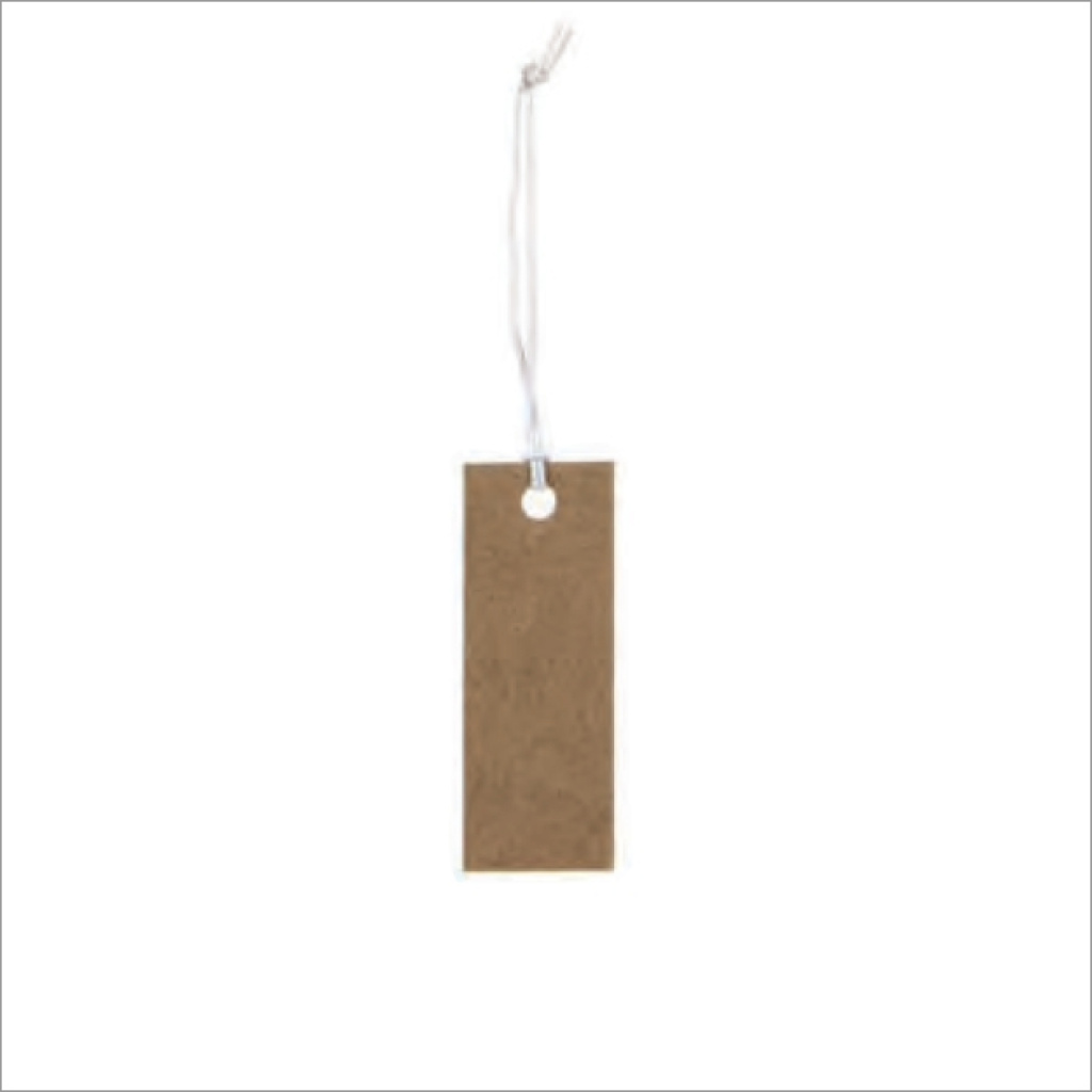 Label 15 x 40 mm – kraft - 48 stuks