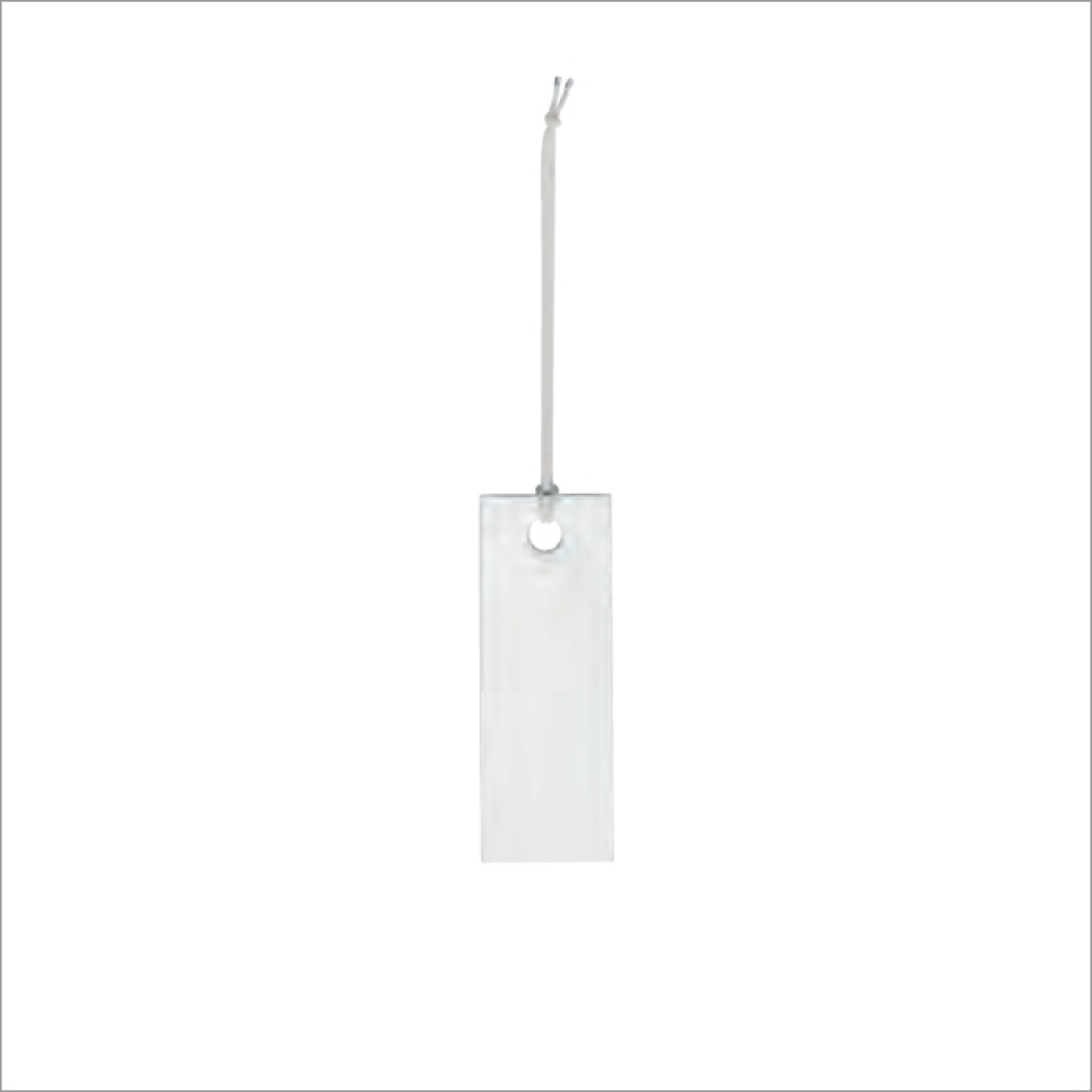 Label 15 x 40 mm – wit - 48 stuks