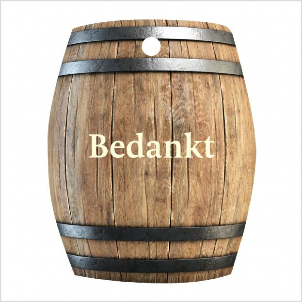 Cadeaukaartje – Bedankt