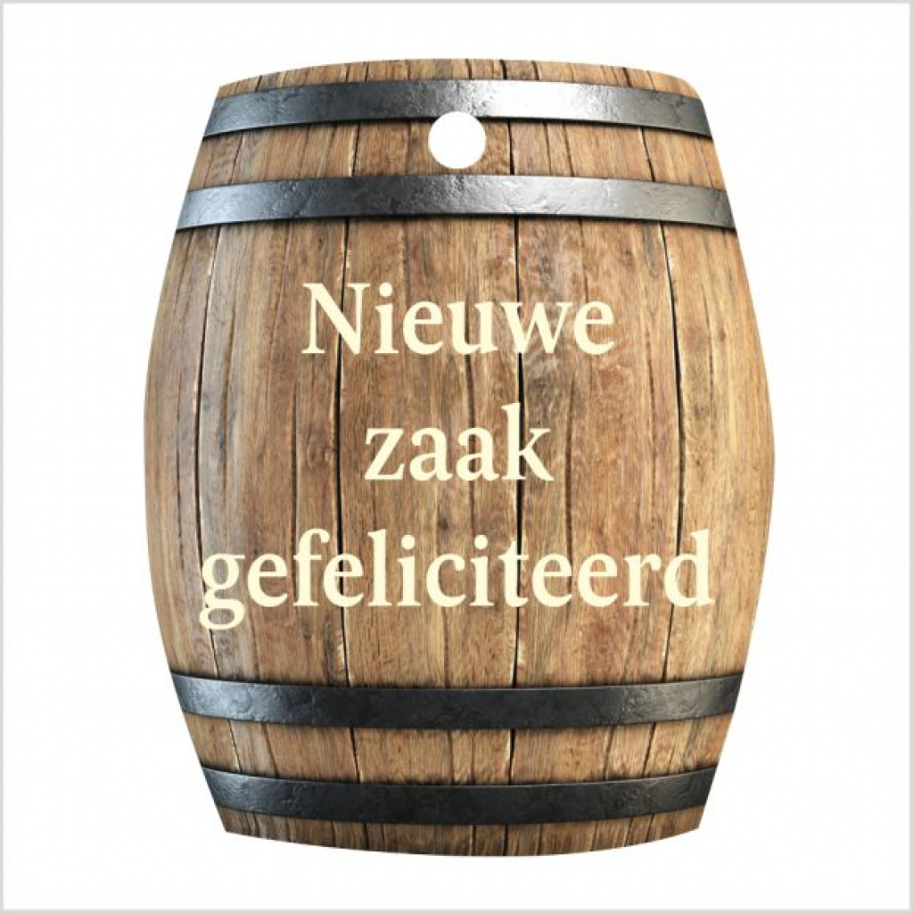 Cadeaukaartje – Nieuwe zaak