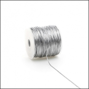 Elastiek – 2mm x 100 meter – Zilver