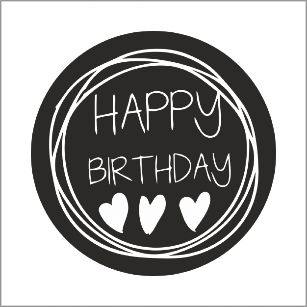 Stickers - Happy Birthday - 500 Stuks - Etiketten - Sluitzegel - Verjaardag - Feestelijke Stickers