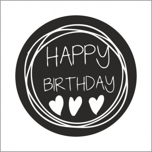 Stickers - Happy Birthday - 500 Stuks - Etiketten - Sluitzegel - Verjaardag - Feestelijke Stickers