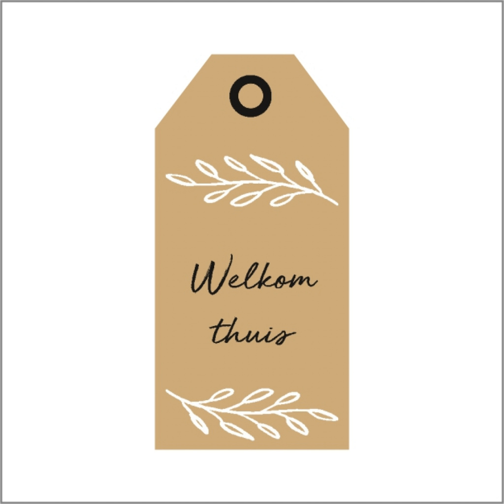 Cadeaukaartje – Welkom thuis