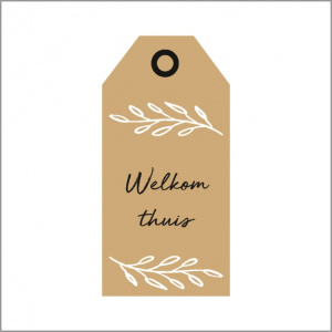 Cadeaukaartje – Welkom thuis