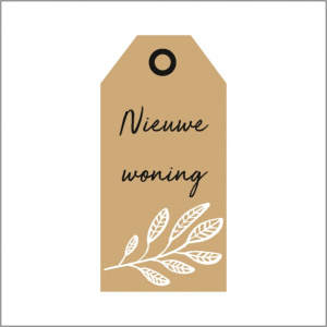 Cadeaukaartje – Nieuwe woning