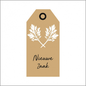 Cadeaukaartje – Nieuwe zaak