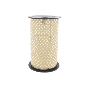 Krullint – creme-goud – 10mm x 50m