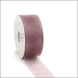 Organza Lint – oud paars – 25mm x 50 meter