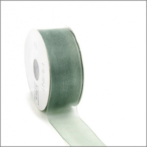 Organza Lint –petrol – 25mm x 50 meter