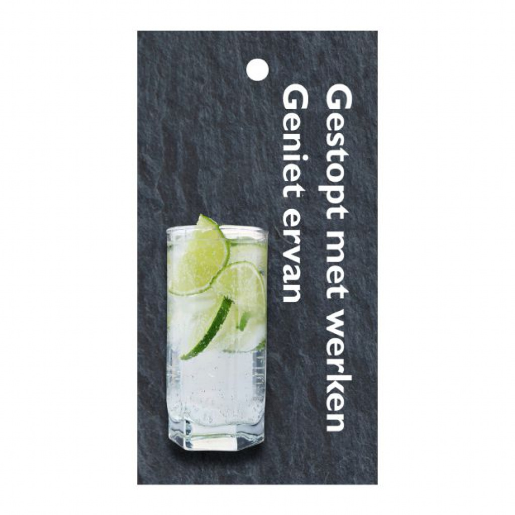 Cadeaukaartje – Gestopt met werken