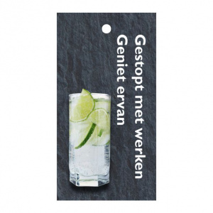 Cadeaukaartje – Gestopt met werken