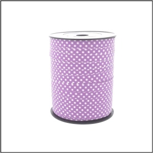 Krullint - Stip - 10 mm x 250 meter - Paars