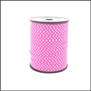 Krullint - Stip - 10 mm x 250 meter - Pink