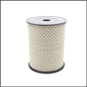 Krullint - Stip - 10 mm x 250 meter - Taupe
