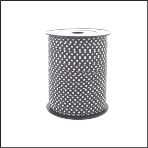 Krullint - Stip - 10 mm x 250 meter - Zwart