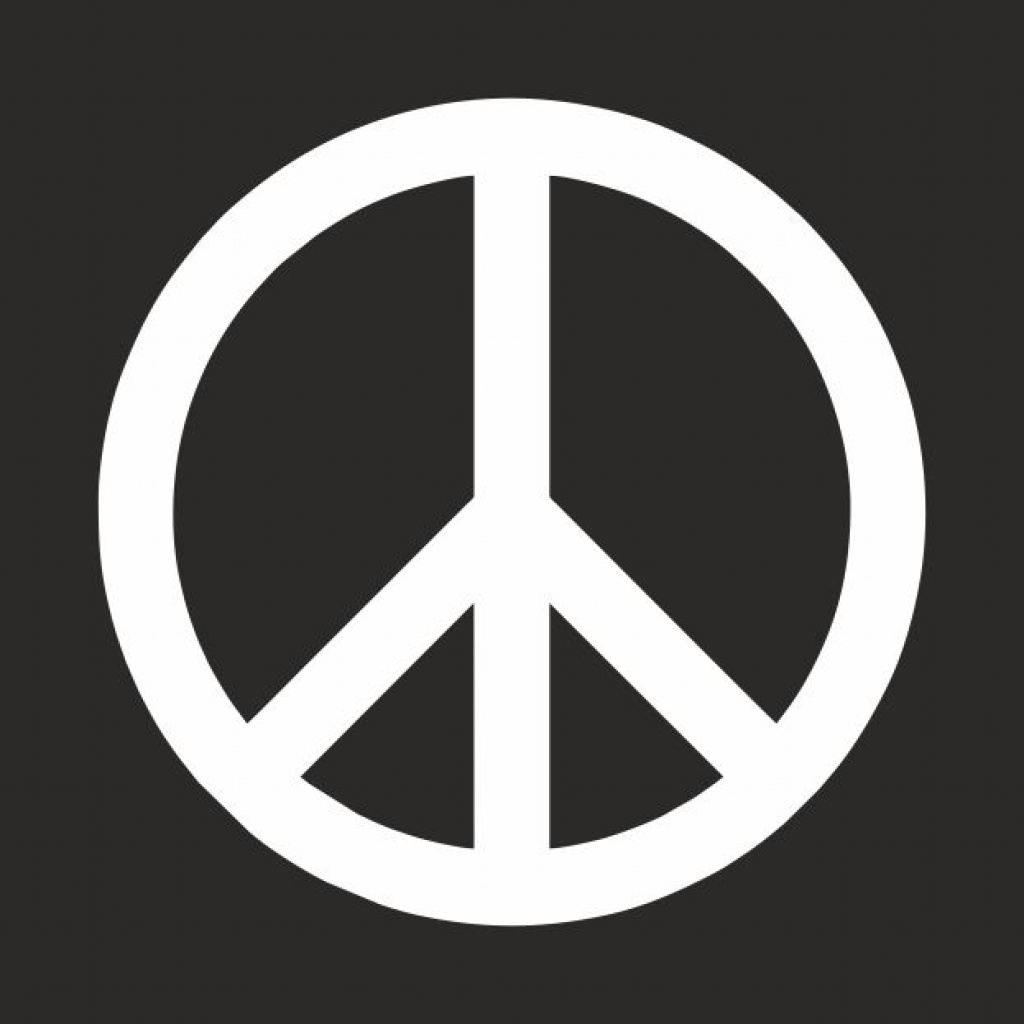 Wenskaart Peace” – 150 x 150 mm – Inclusief Envelop