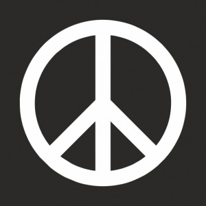 Wenskaart Peace” – 150 x 150 mm – Inclusief Envelop
