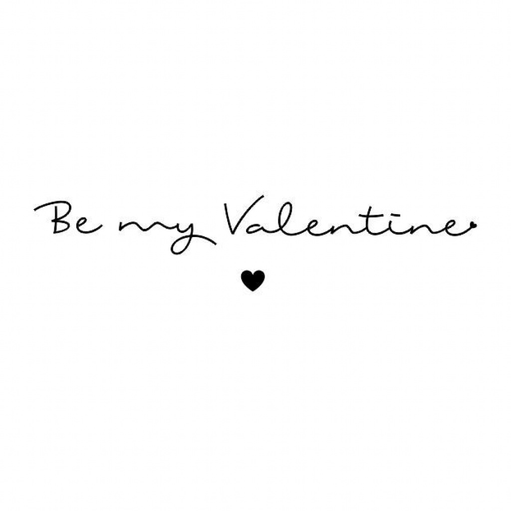 Wenskaart “Be my Valentine” – 150 x 150 mm – Inclusief Envelop