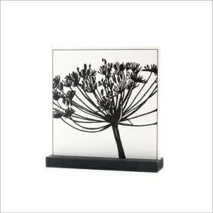 Decoplaatje – botanische tak – met houder