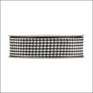 Ruitlint – zwart – 25mm x 20 meter