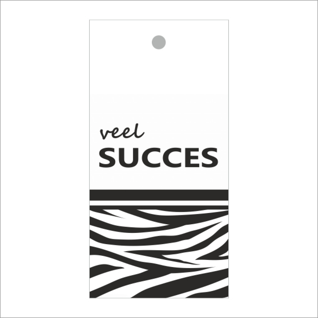 Cadeaukaartje – Veel succes