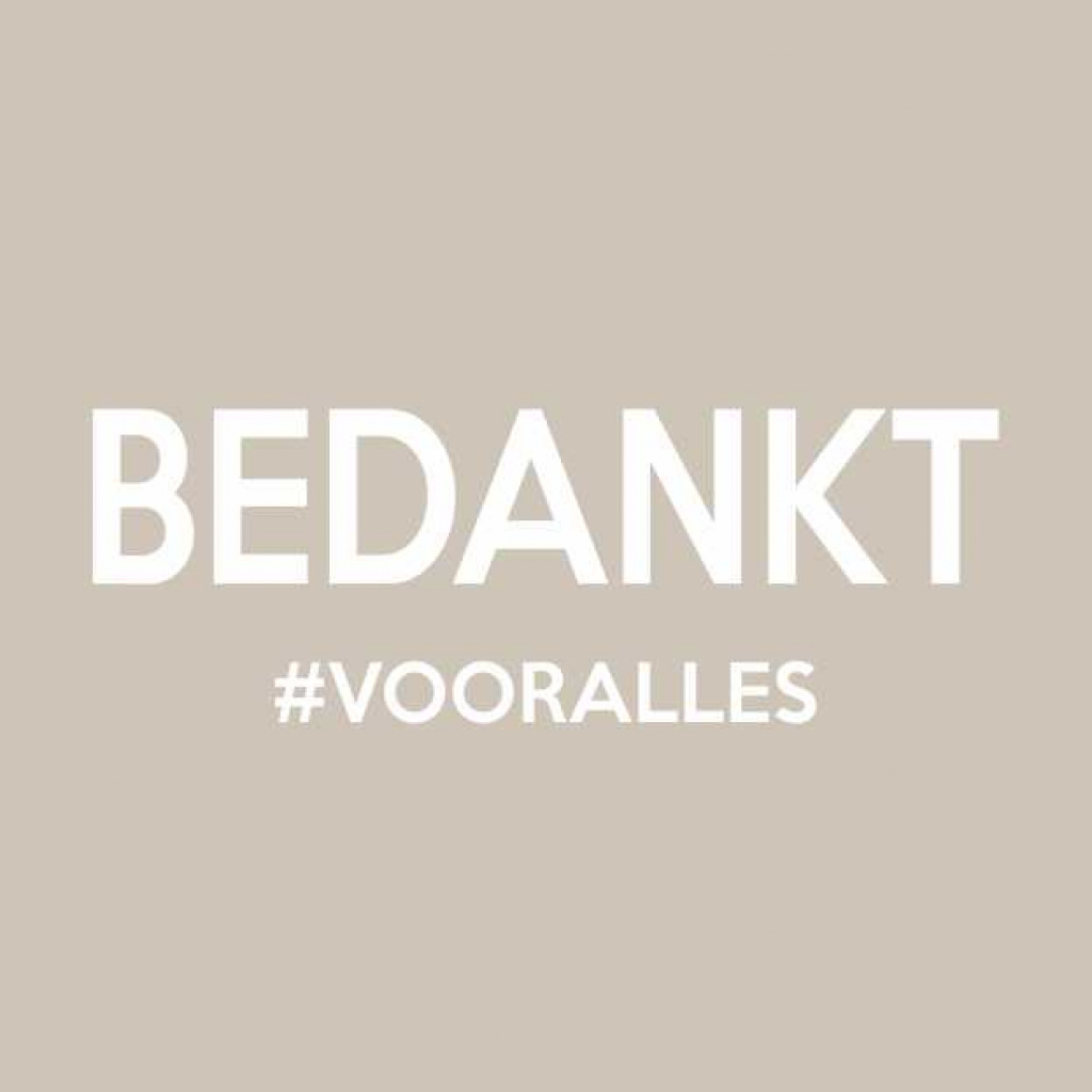Cadeaukaartje – Bedankt