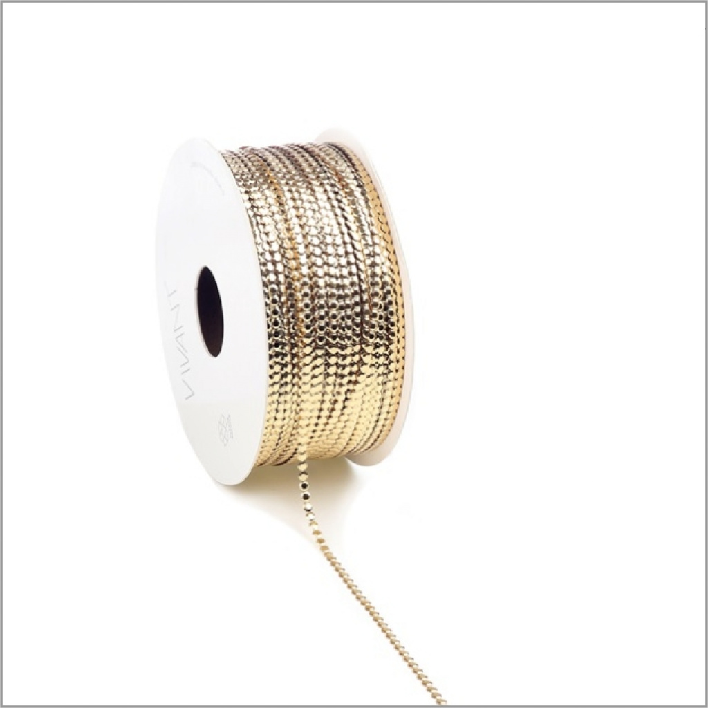 Circle cord – goud – 3mm x 50 meter