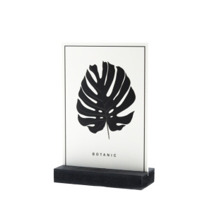 Decoplaatje – botanic – met houder